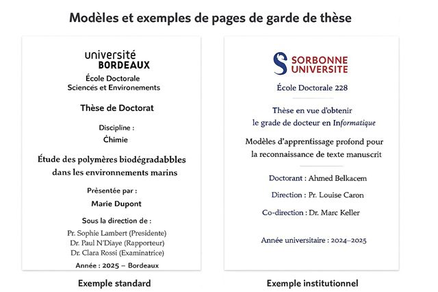 Exemple standard Page de garde de thèse 